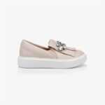 Aria Beige Slip On - Main View