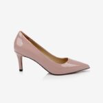 Baby Pink Patent Leather Pump - Main View