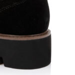 Black Cow Suede Loafer - Main View