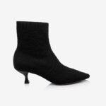 Black Flyknit Ankle Boot - Main View