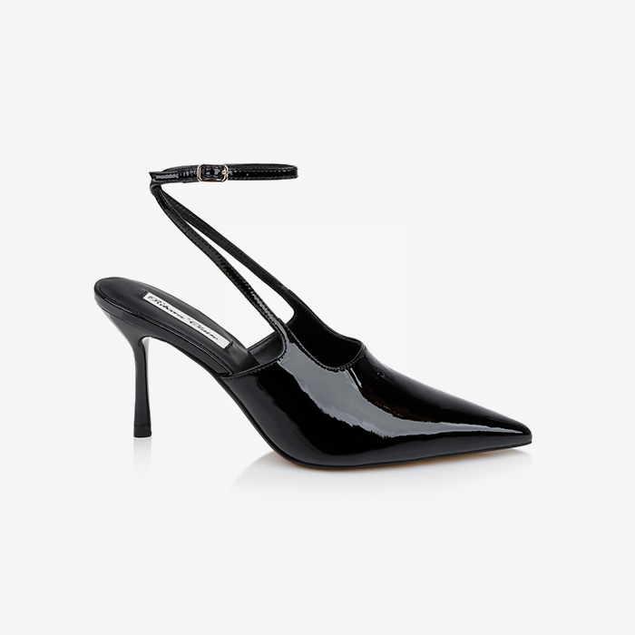 Black High Heel Slingback - Main View
