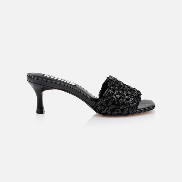 Black Raffie Sandal - Main View