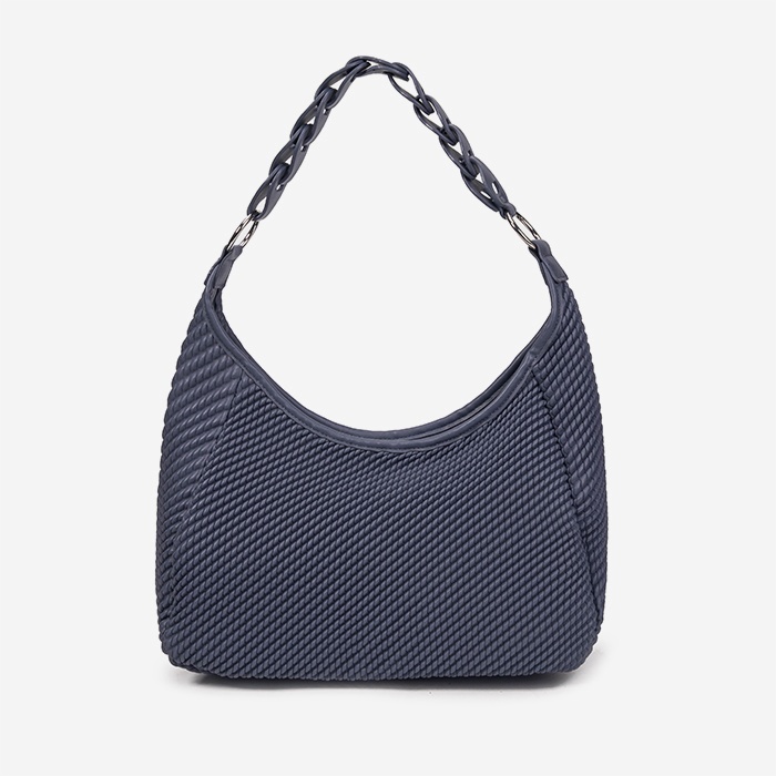 Blue Grey Shoulder Bag - Main View