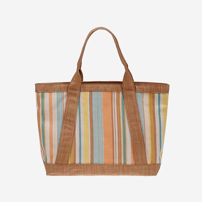 Camel Multi Woven Tote - Main View