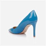 Cendre Blue Patent Lea Stiletto Pump - Main View