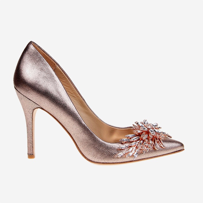 Dark Rose Gold Pump - Main View