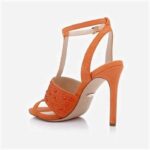 Melon Kid Suede & Hotfix Stiletto Sandal - Main View