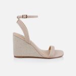 Nude Kid Pu Wedge Sandal - Main View
