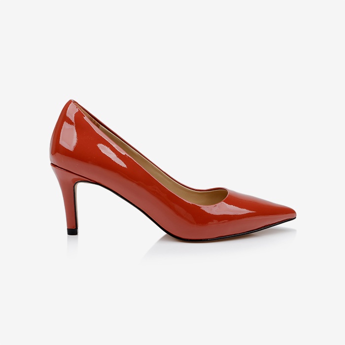 Red Patent Leather Pump - Main View