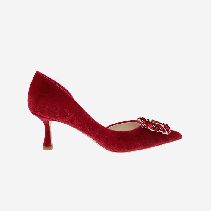 Ruby Red D’Orsay - Main View