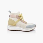 White Flyknit High-top Sneaker - Main View