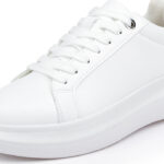 Alessandro White Lace Up Oversize - Side View