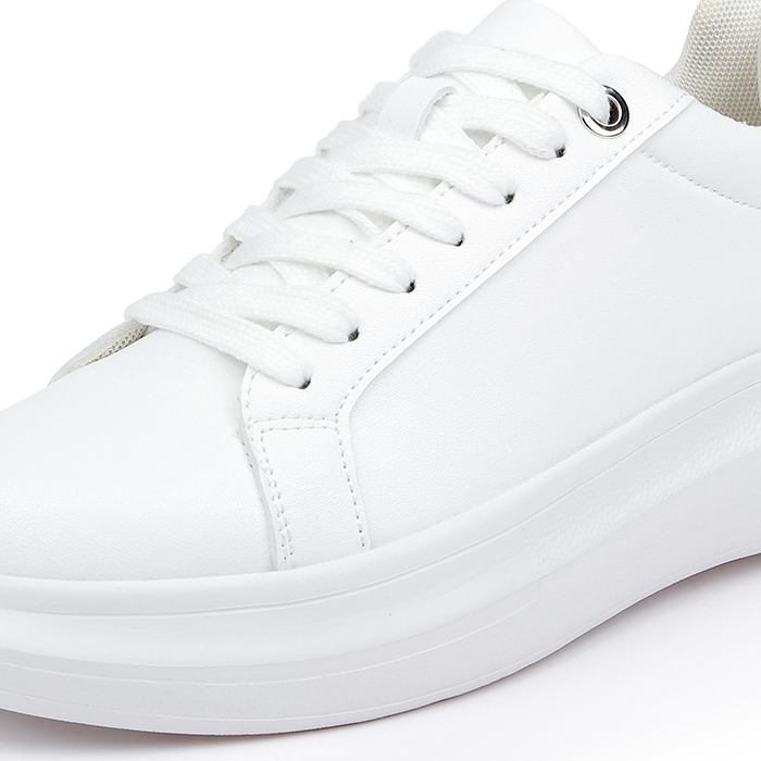 Alessandro White Lace Up Oversize - Side View