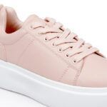 Amelia Flesh Pink Lace Up - Side View