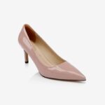 Baby Pink Patent Leather Pump - Side View