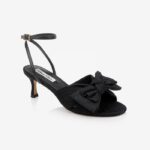 Black Heel Sandal - Side View