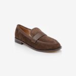 Brown Leather Loafer - Side View