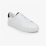 Matteo White Basketball with Black Back - Side View