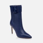 Naval Leather High Ankle Boot - Side View