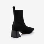 Black Flyknit Ankle Boot - Back View