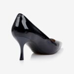 Black Patent Leather Pump - Back View