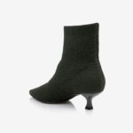 Forest Green Flyknit Ankle Boot - Back View