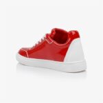 Kareem Red High-top Basket - Back View