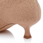 Beige Flyknit Ankle Boot - Detail View