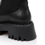 Black Chelsea ankle boot with chunky outsole - Detail View