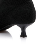 Black Flyknit Ankle Boot - Detail View