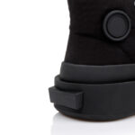 Black Sliding Toe Canvas Sneaker - Detail View