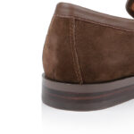 Brown Leather Loafer - Detail View