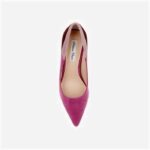 Deep Orchid Mixed Kid Suede Stiletto Pump - Main View