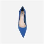 Night Fabric & Kid Suede Middle Heel Pump - Main View