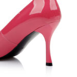 Pink Patent Leather Pump - Detail View
