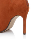 Umber Kid Suede High Ankle Boot - Detail View
