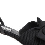 Black Heel Sandal - Angle View
