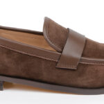 Brown Leather Loafer - Angle View
