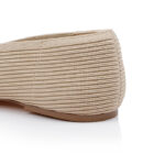 Cream Flyknit Pump - Detail View