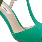 Fluorite Green Mixed High Heel Sandal - Angle View