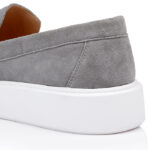 Giovanni Grey Slip On - Angle View