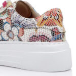 Multi Cow Leather Sneaker - Side View