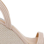 Nude Kid Pu Wedge Sandal - Angle View