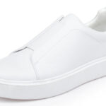 Arnold White Lace Up - Close-up View