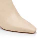 Sheepskin Leather Ankle Boot - Close-up View