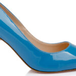 Cendre Blue Patent Lea Stiletto Pump - Main View