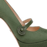 Ivy Fabric & Kid Leather Stiletto Pointed Toe Pump - Main View