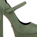 Ivy Fabric Block Heel Pump - Main View