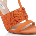 Melon Kid Suede & Hotfix Stiletto Sandal - Main View