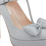 Titan Fabric Stiletto Pointed Toe Pump - Main View